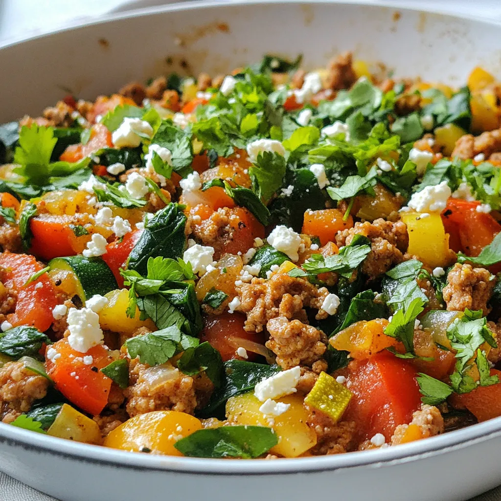 Savory Ground Turkey Skillet Easy One-Pan Delight