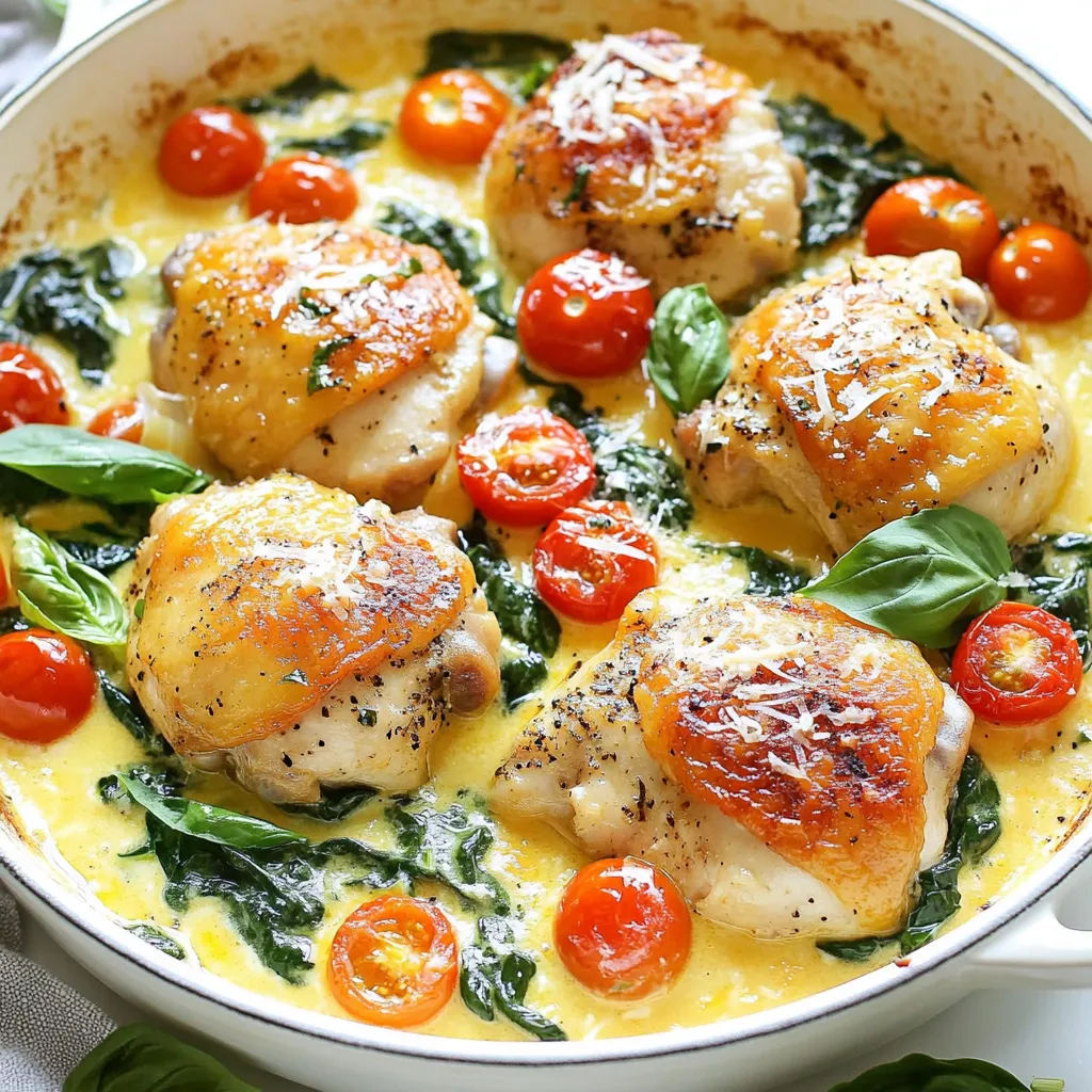 One Pan Tuscan Chicken Easy and Flavorful Meal