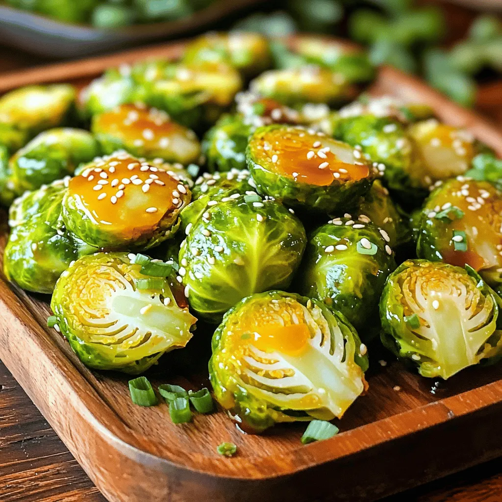 Honey Sriracha Brussels Sprouts Flavorful and Crisp