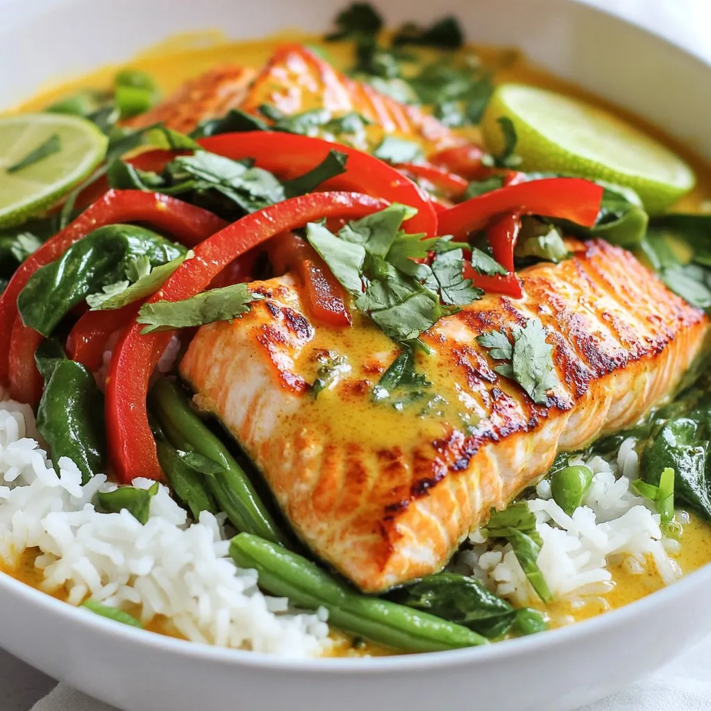 Thai Salmon Coconut Curry Flavorful and Easy Recipe