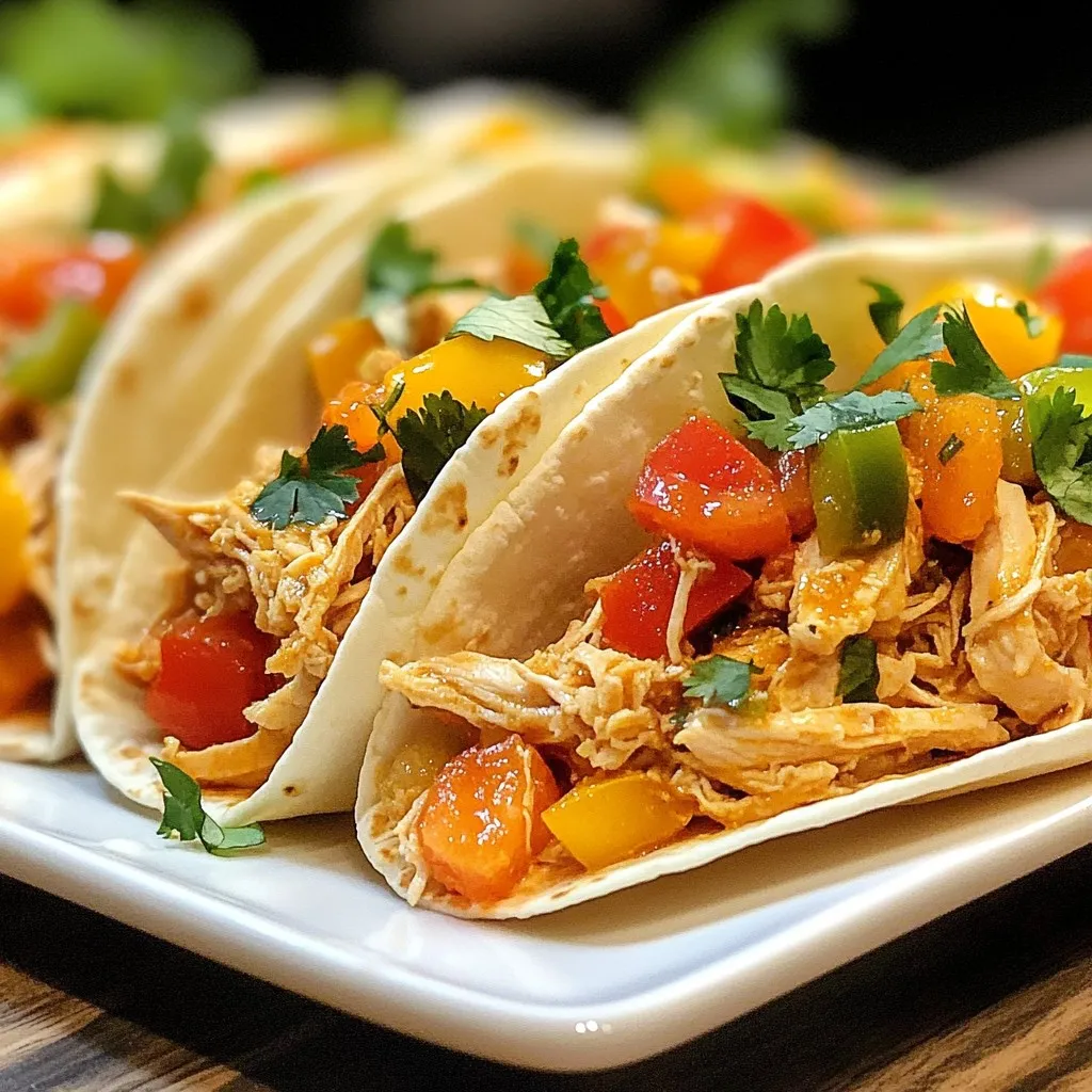 Crockpot Chicken Tacos Savory and Simple Recipe