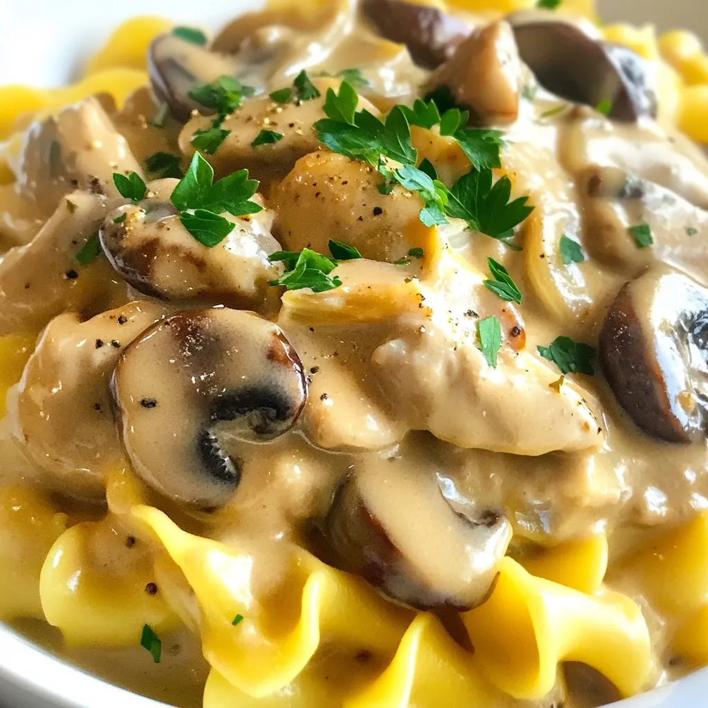 Creamy Turkey Stroganoff Simple and Flavorful Recipe