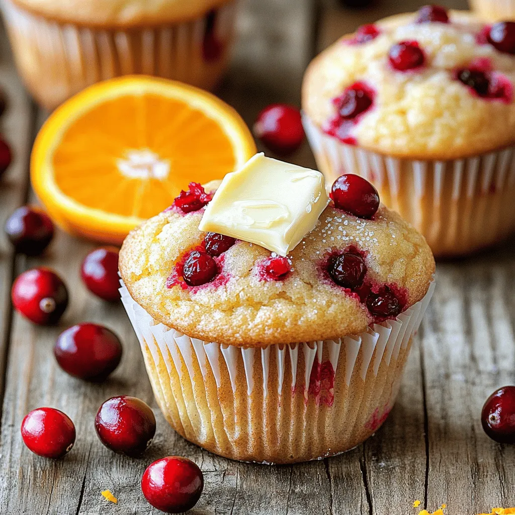 Cranberry Orange Muffins Bakery Delightful Recipe
