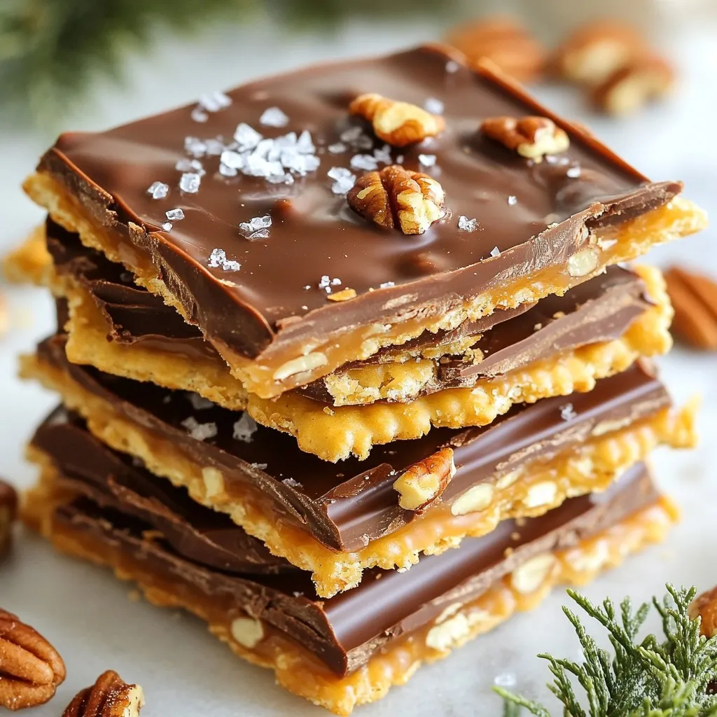 Christmas Crack Saltine Toffee Irresistible Holiday Treat