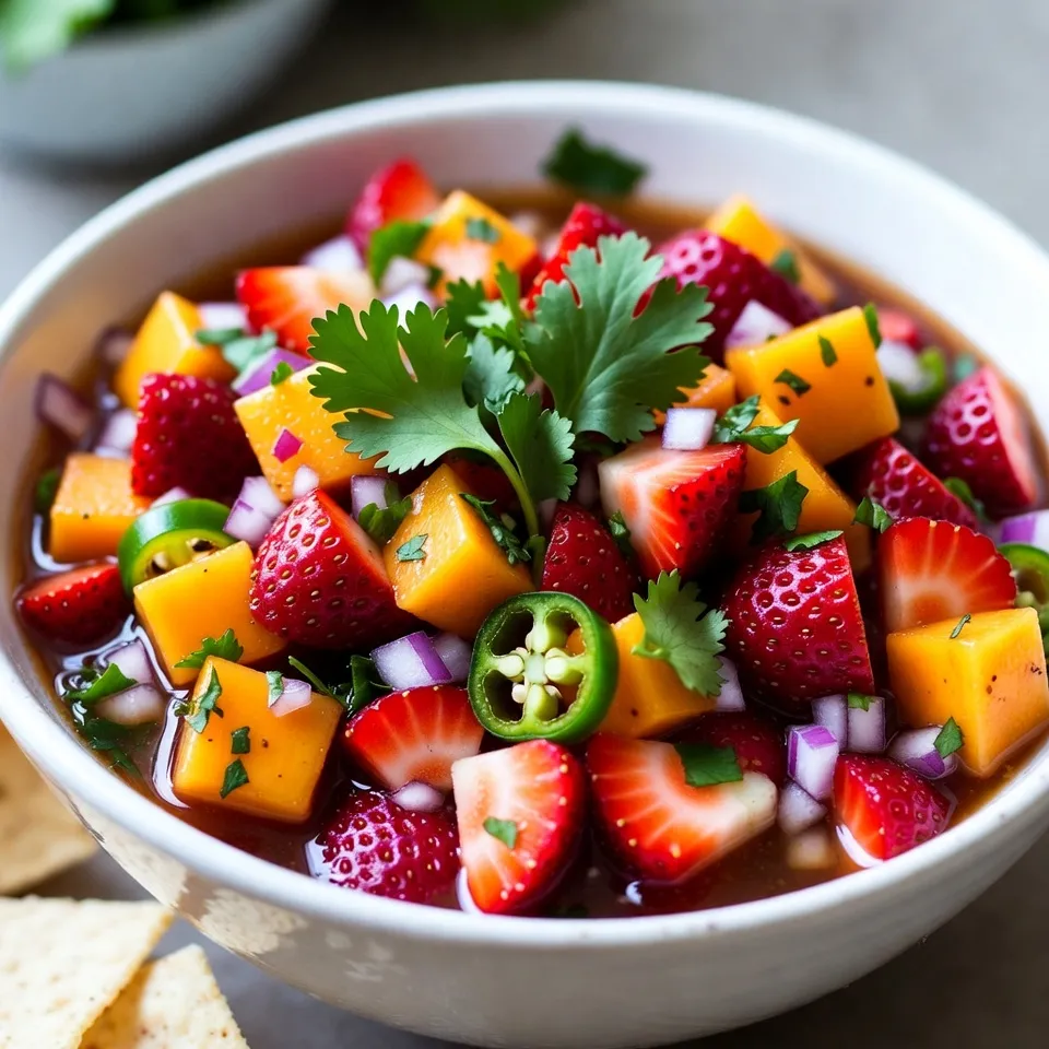 Strawberry Mango Salsa Fresh and Flavorful Delight