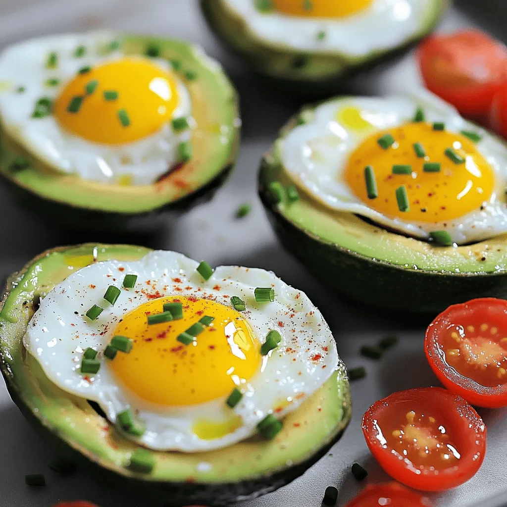 Avocado Egg Breakfast Boats Flavorful and Easy Recipe