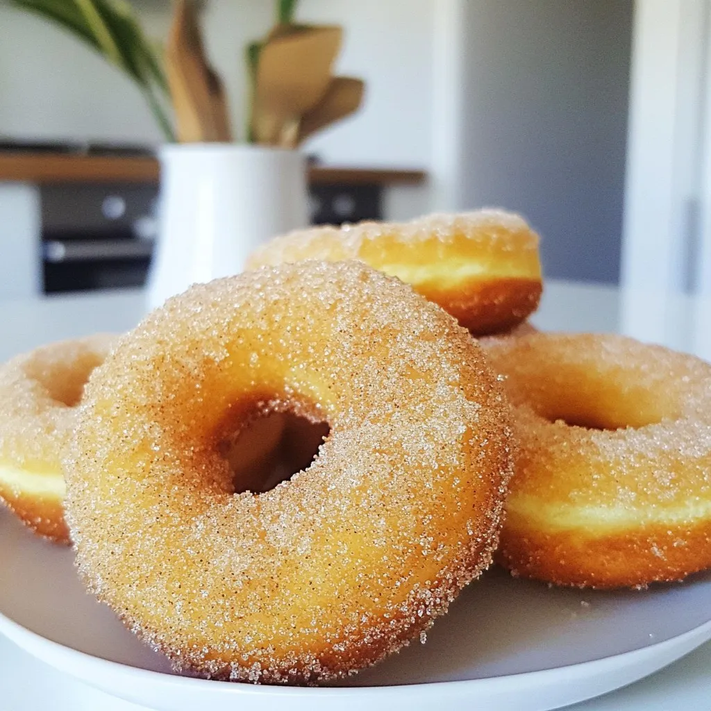 Baked Cinnamon Sugar Donuts Easy and Tasty Recipe