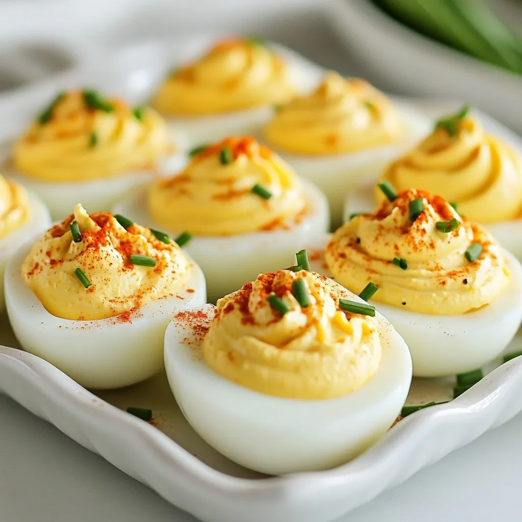 Classic Deviled Eggs Irresistible Flavorful Appetizer