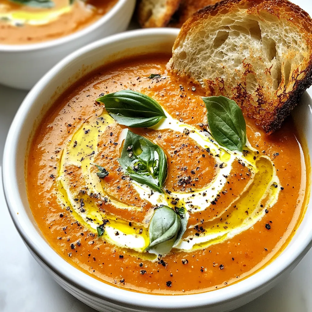 Roasted Tomato Soup Flavorful and Simple Recipe