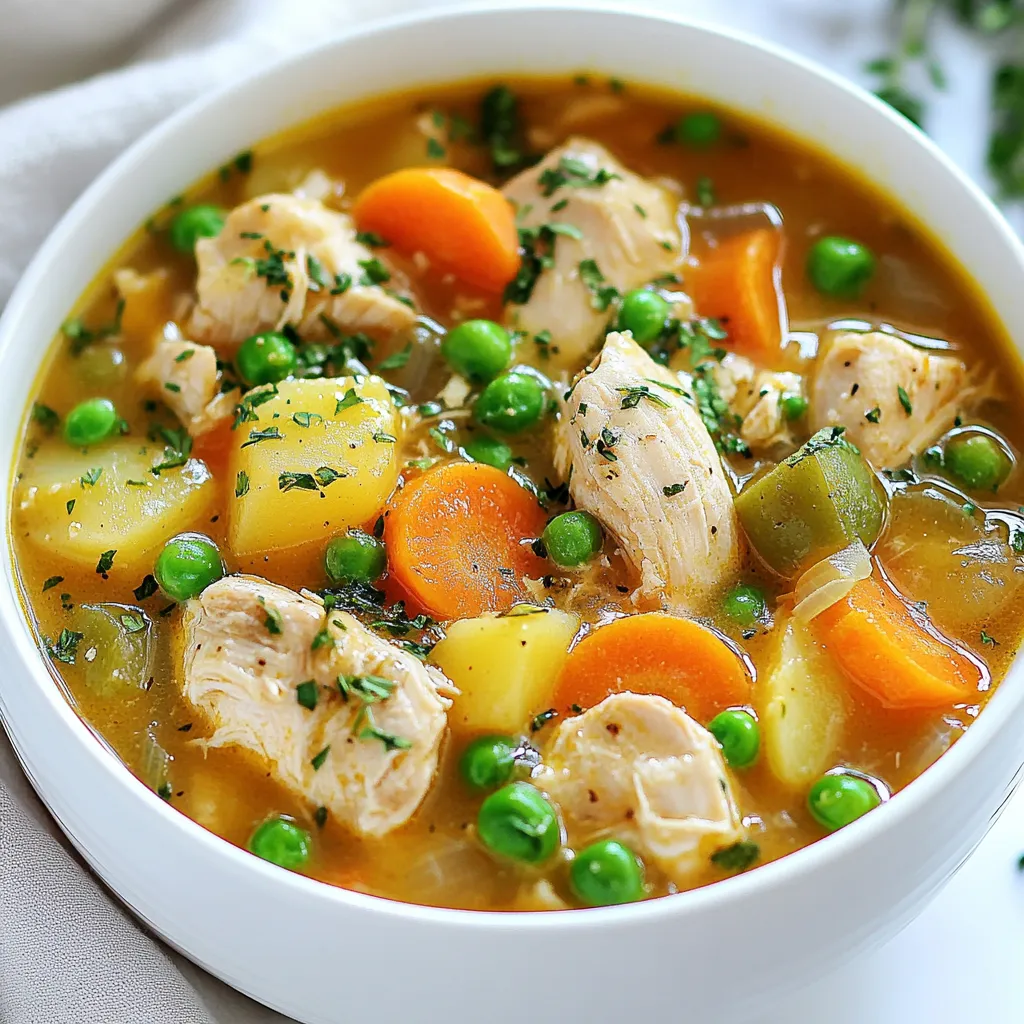 Savory Slow Cooker Chicken Stew Easy Comfort Food