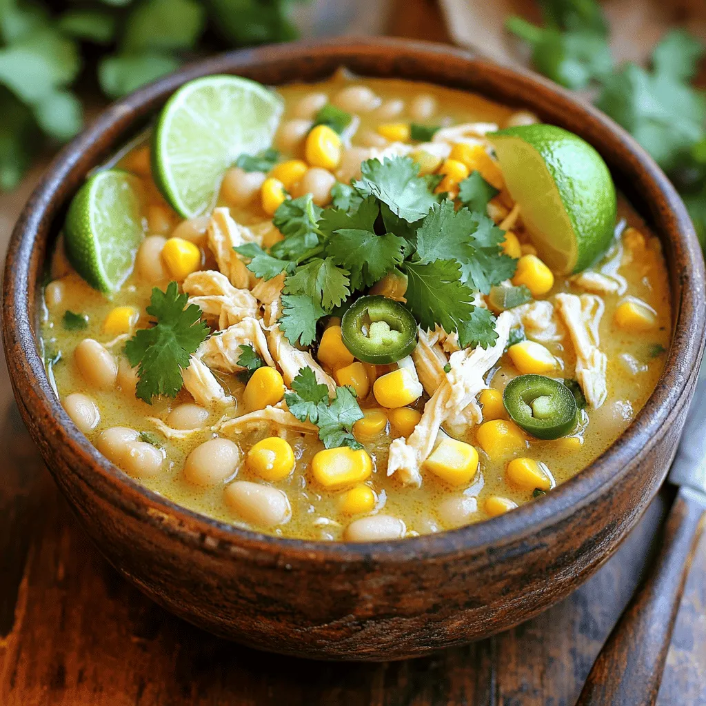 White Chicken Chili Flavorful and Comforting Recipe