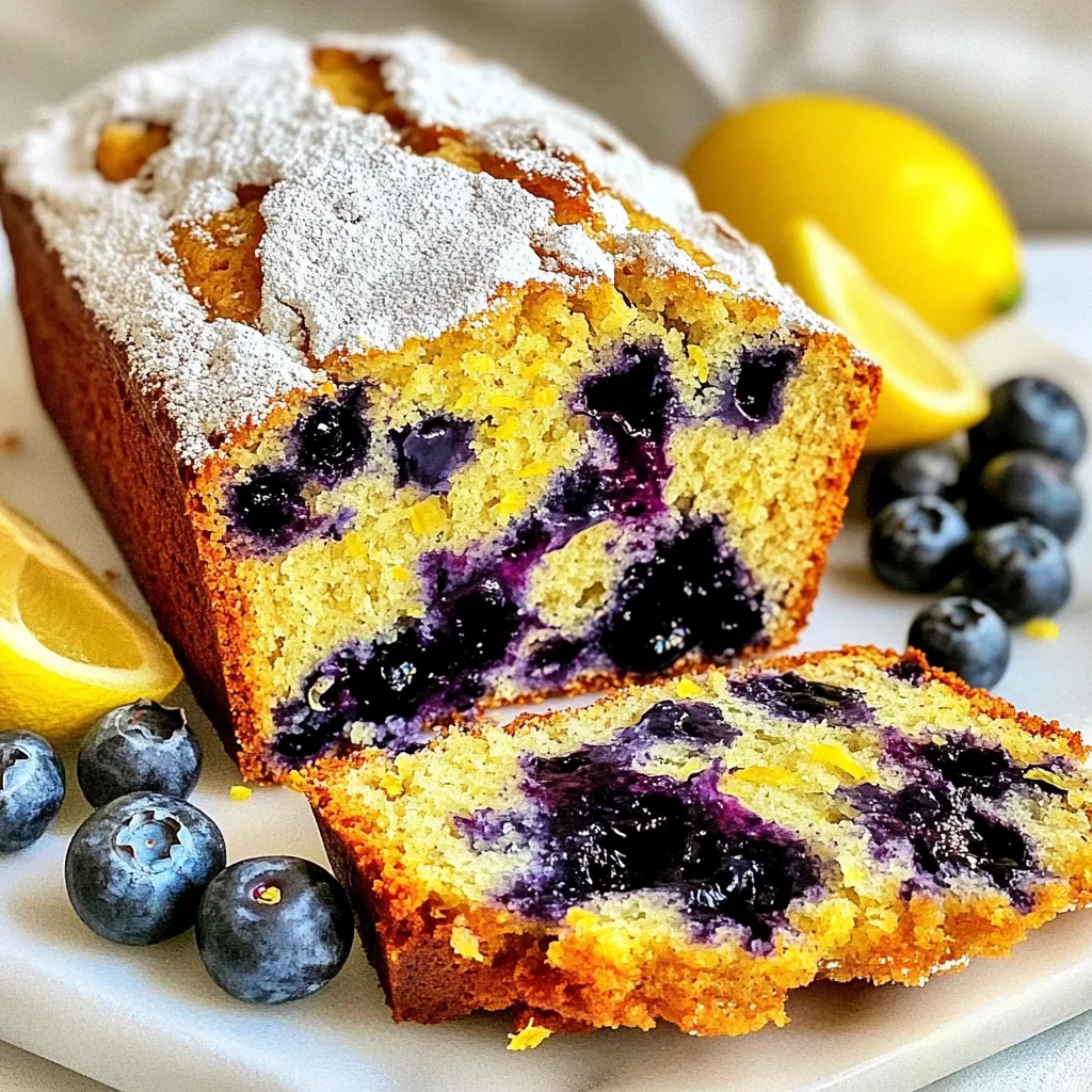 Irresistible Blueberry Lemon Yogurt Loaf Recipe