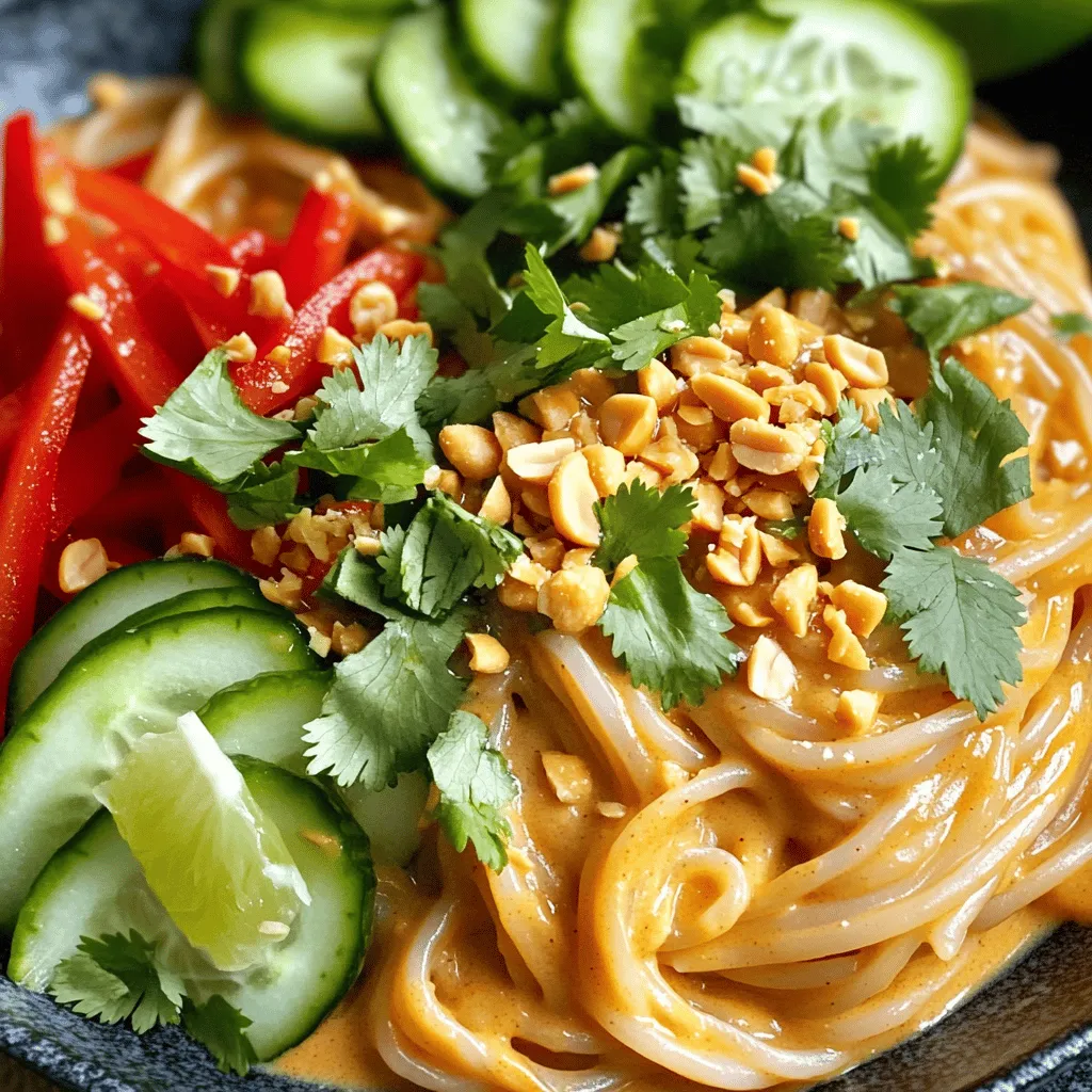 Minute Spicy Thai Peanut Noodles Easy and Quick Meal