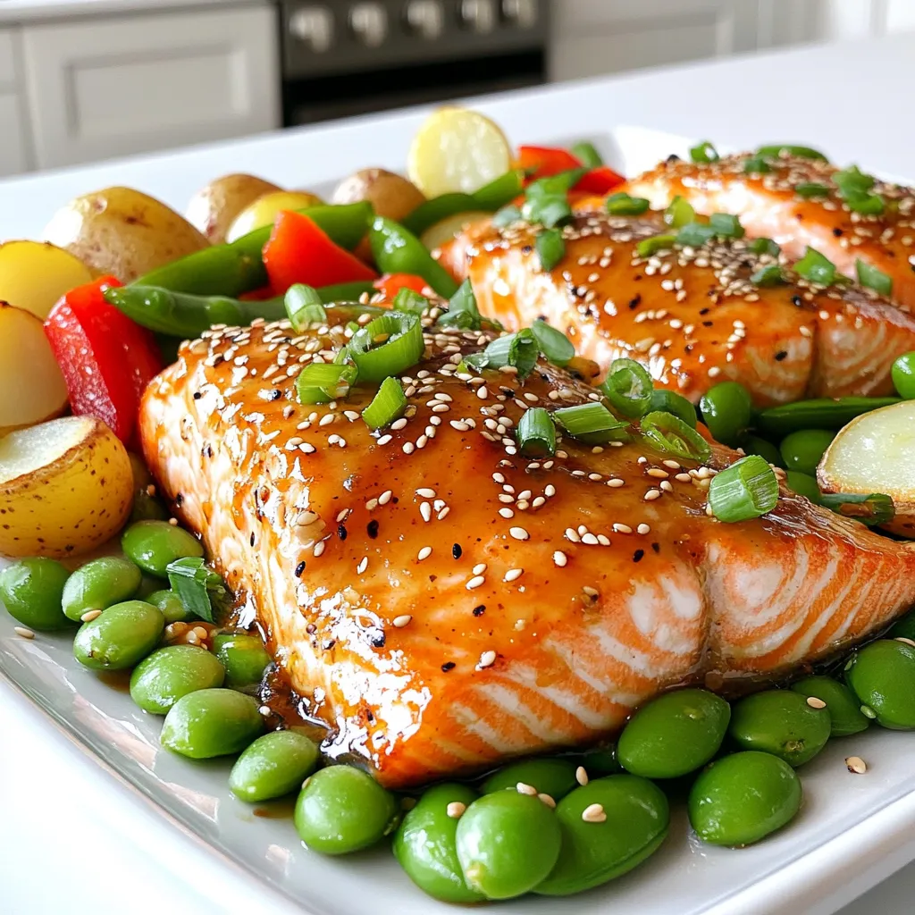 Sheet Pan Miso Glazed Salmon Simple and Flavorful Meal