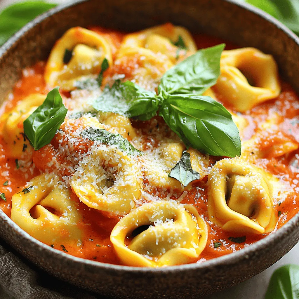Creamy Tomato Basil Tortellini Simple and Savory Meal