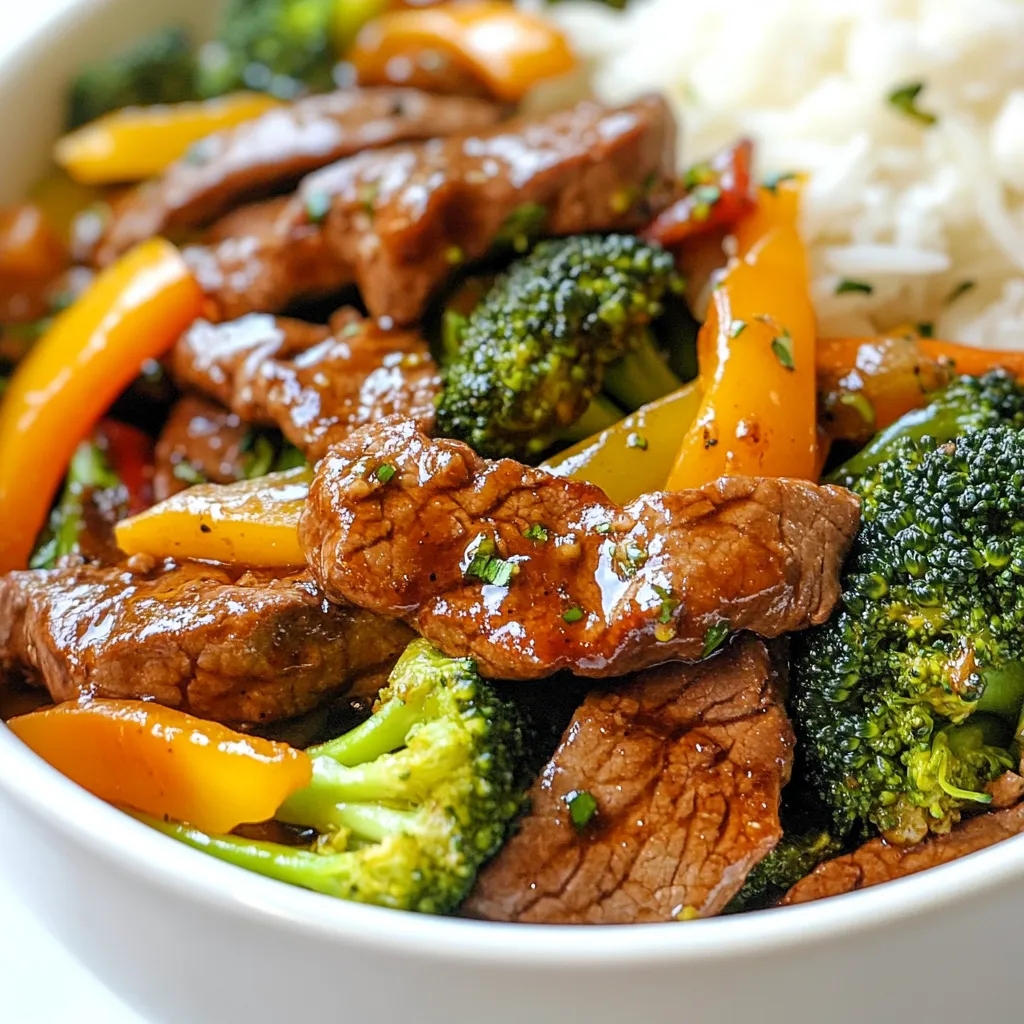 Chinese Beef and Broccoli One Pan Flavorful Meal