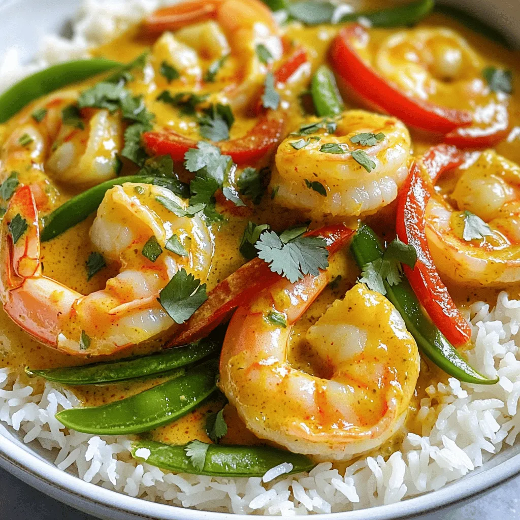 Creamy Thai Coconut Curry Shrimp Flavorful Delight