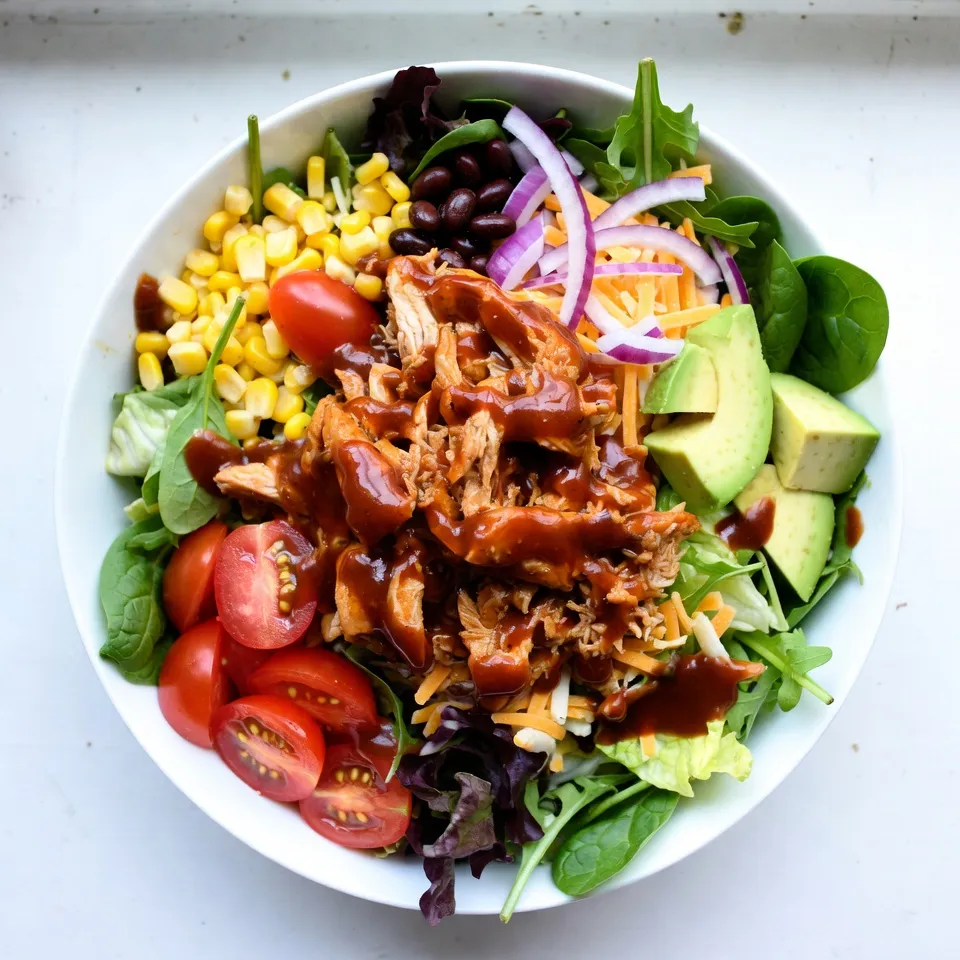 BBQ Ranch Chicken Salad Simple and Flavorful Dish