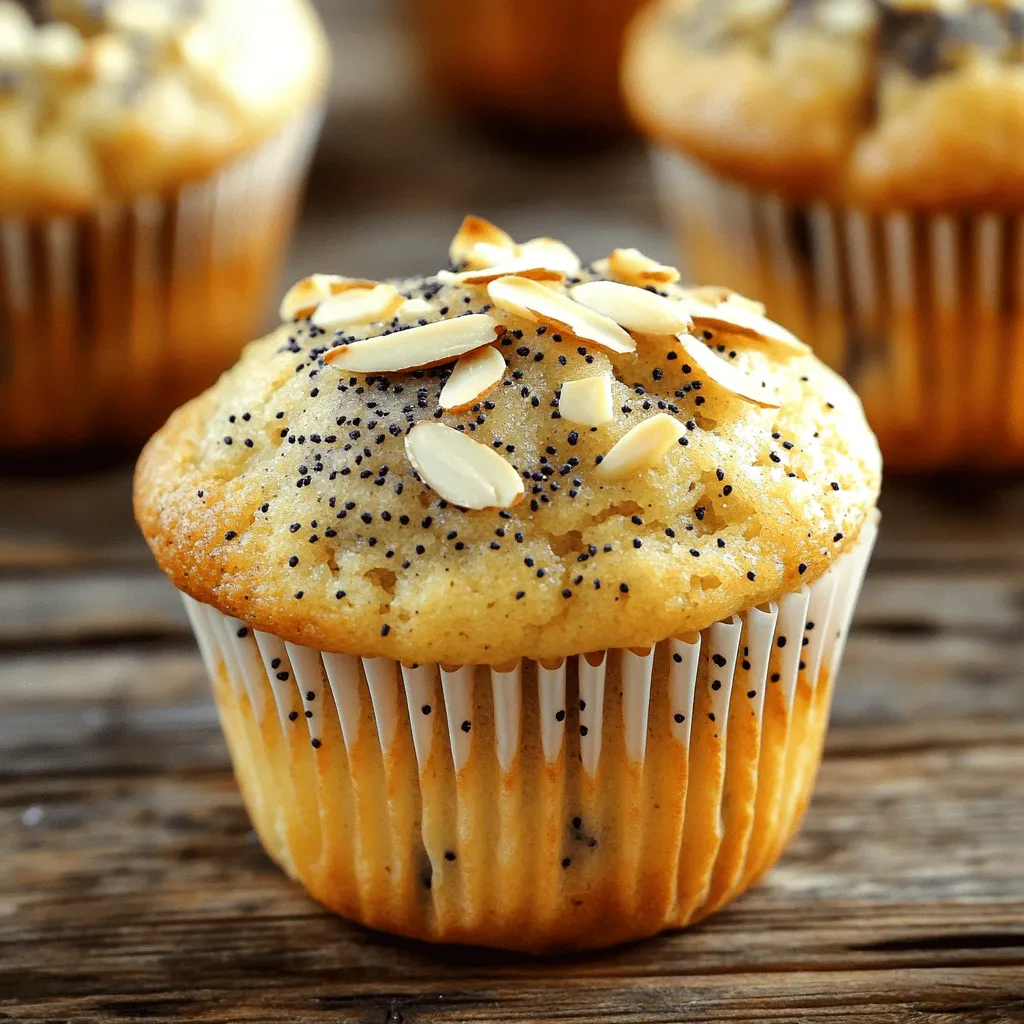 Almond Poppy Seed Muffins Delicious and Easy Recipe