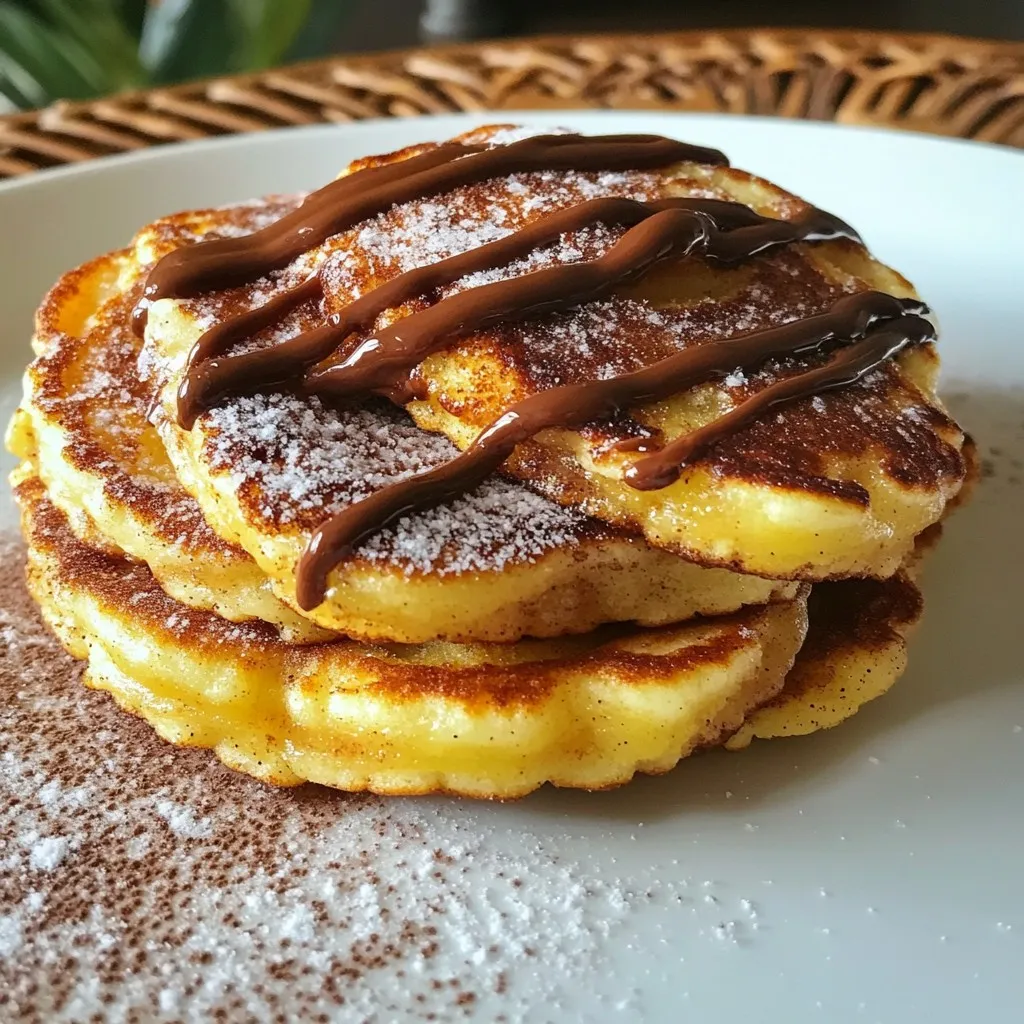 Spanish Churro Pancakes Delightfully Sweet Treat