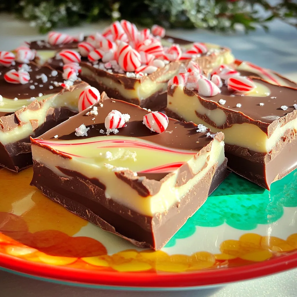 No-Bake Peppermint Bark Festive Holiday Treat