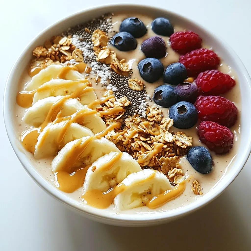 Peanut Butter Banana Smoothie Bowl Tasty and Easy Recipe