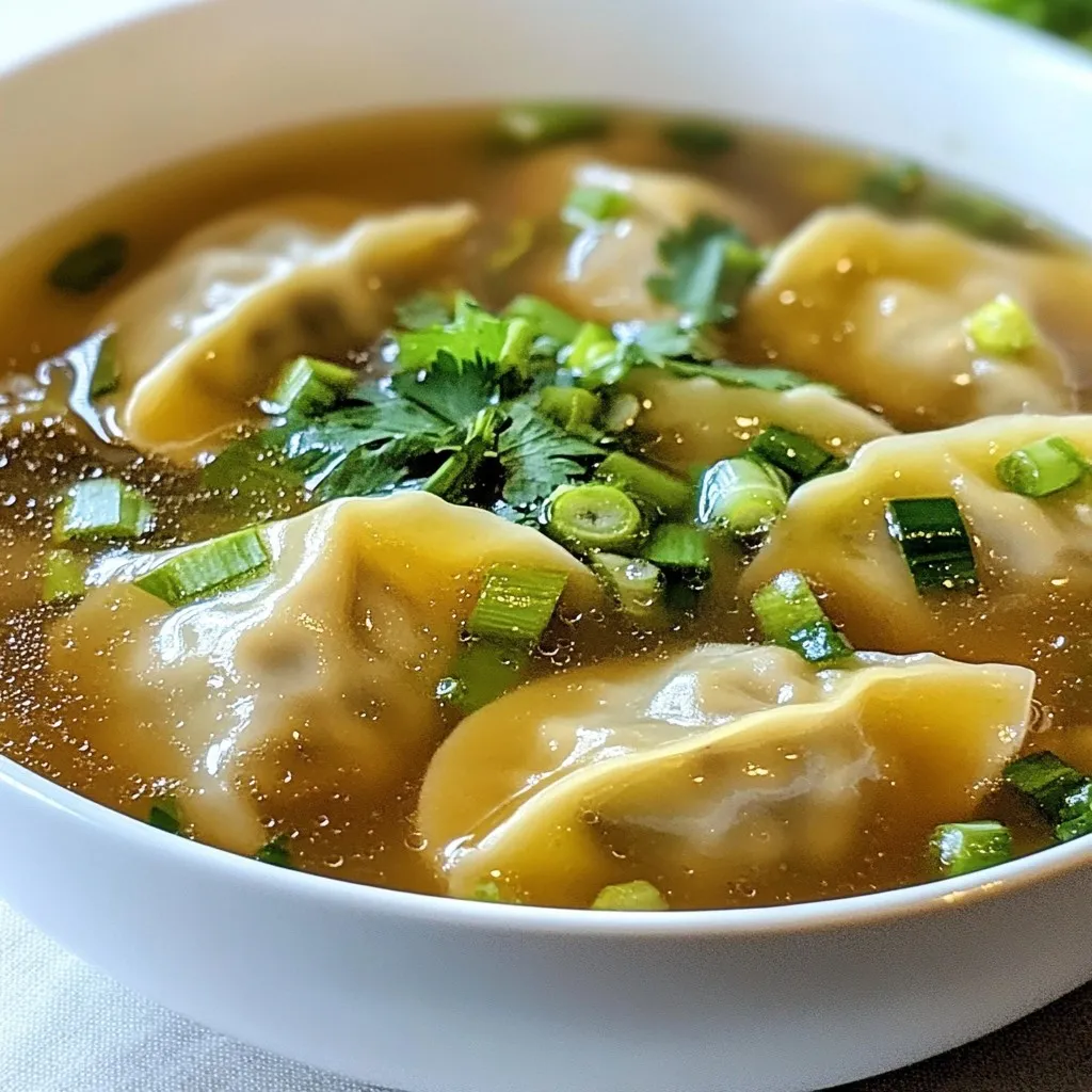 Quick Potsticker Soup Simple and Flavorful Recipe