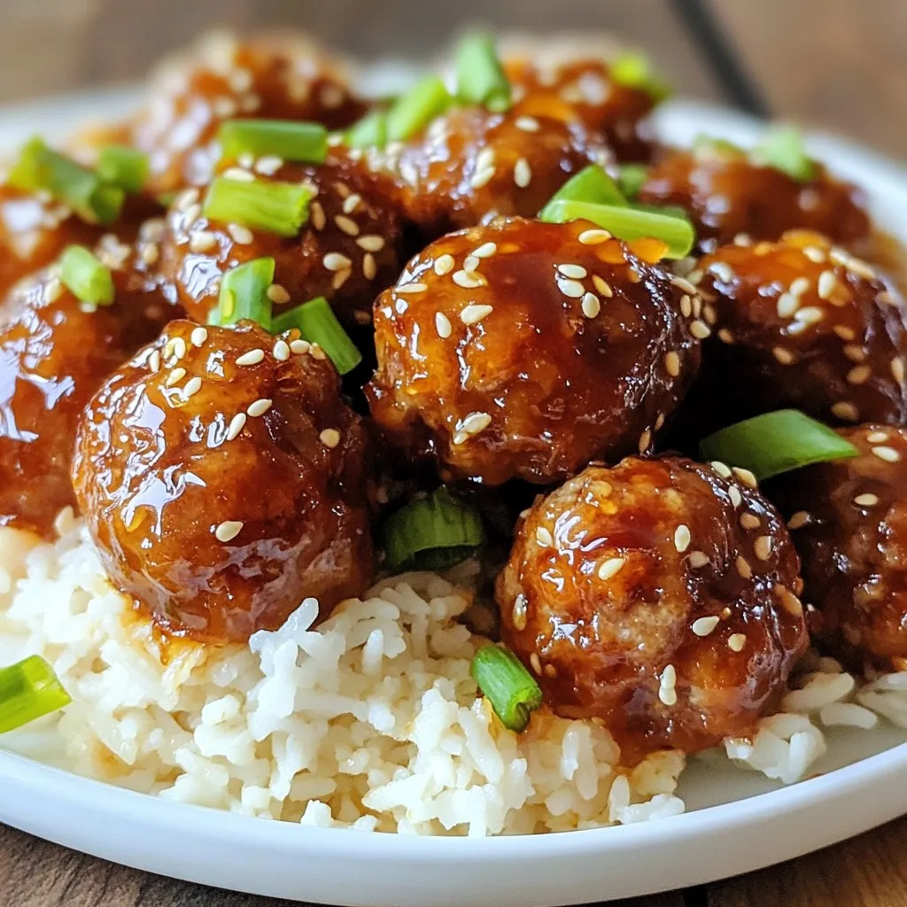 Slow Cooker Honey Garlic Meatballs Flavorful Delight