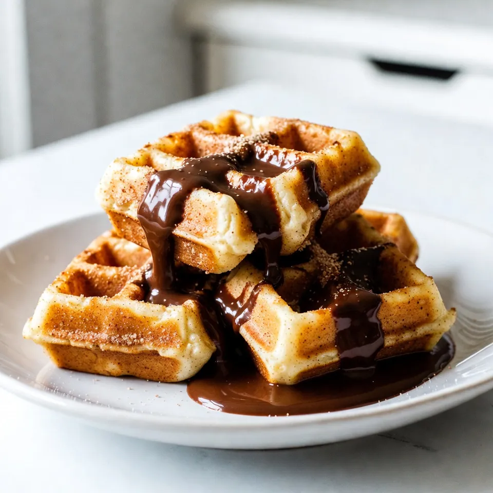 Cinnamon Sugar Churro Waffles Irresistible Treat