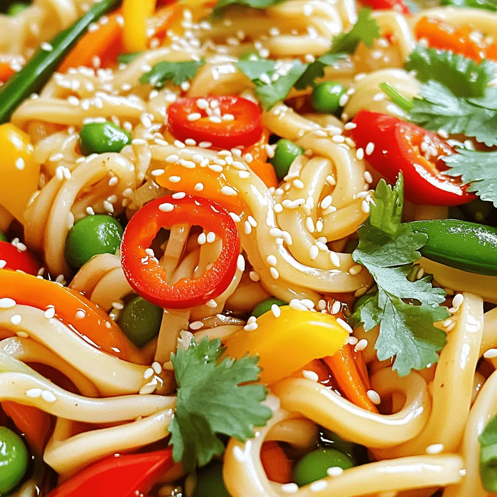 Chili Garlic Udon Noodles Flavorful Easy Stir-Fry