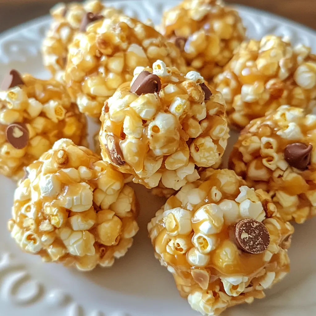 Caramel Popcorn Balls Tasty and Simple Treat Recipe