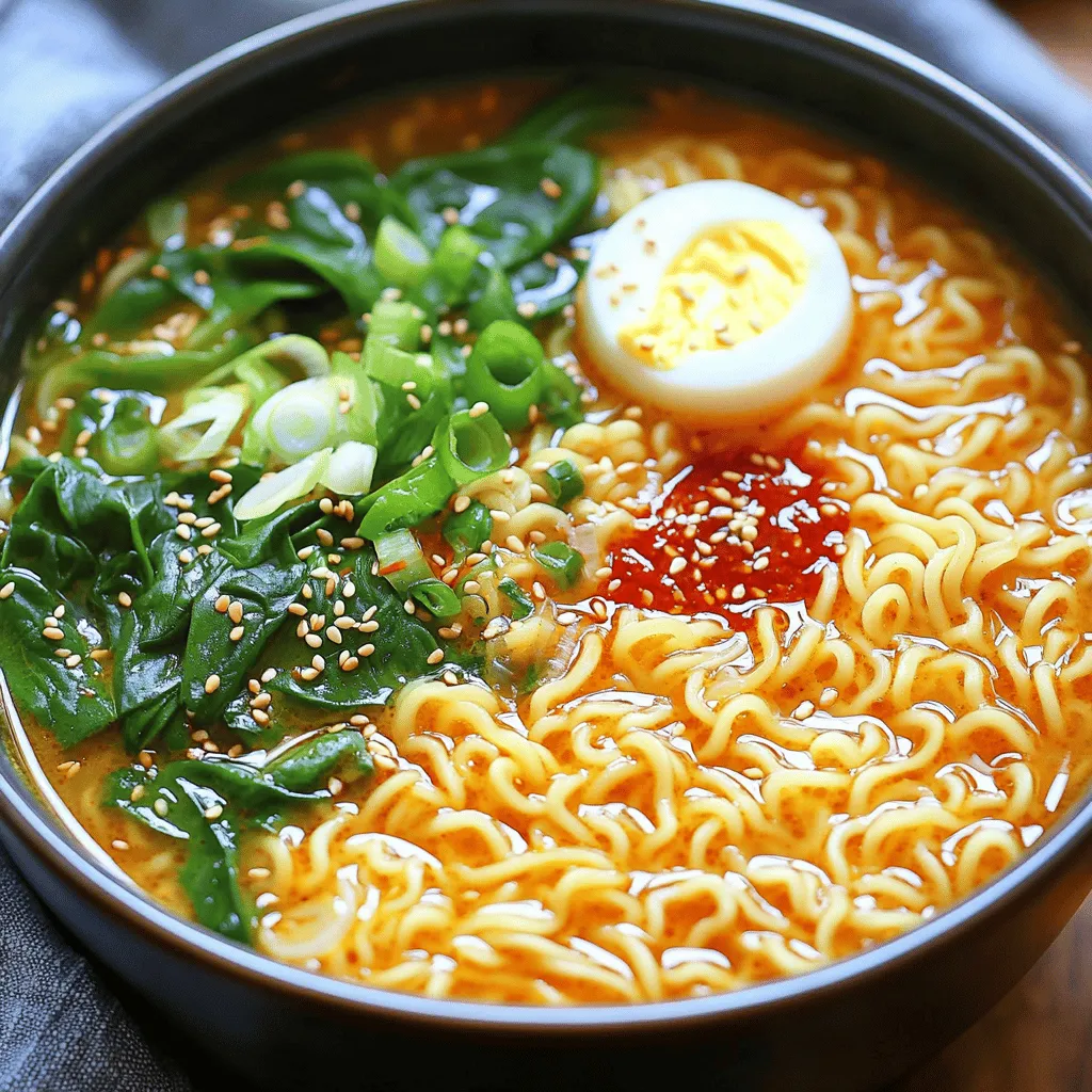 Minute Garlic Chili Ramen Flavorful Quick Meal Option