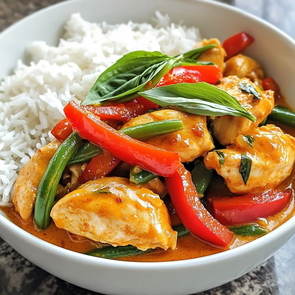 Quick Thai Red Curry Chicken Flavorful and Easy Dish