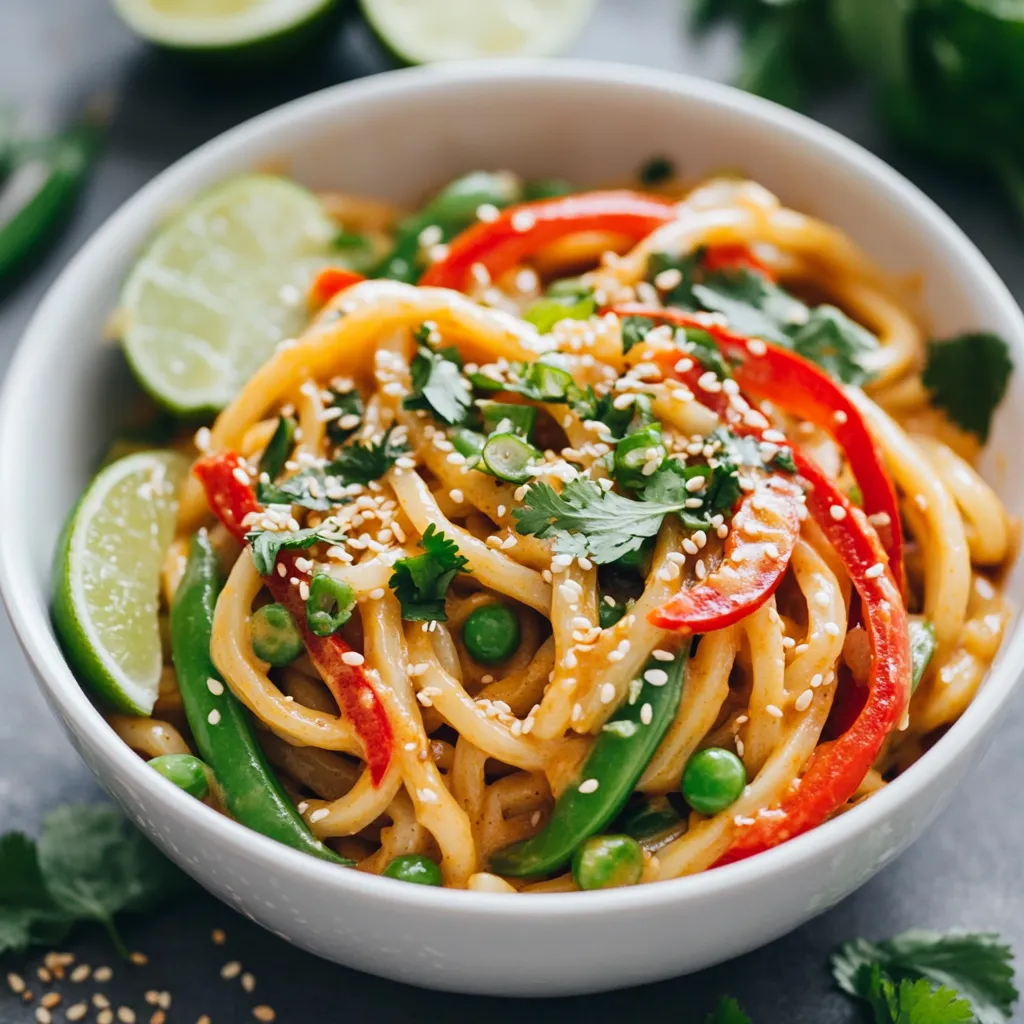 Minute Peanut Udon Noodles Quick and Tasty Meal