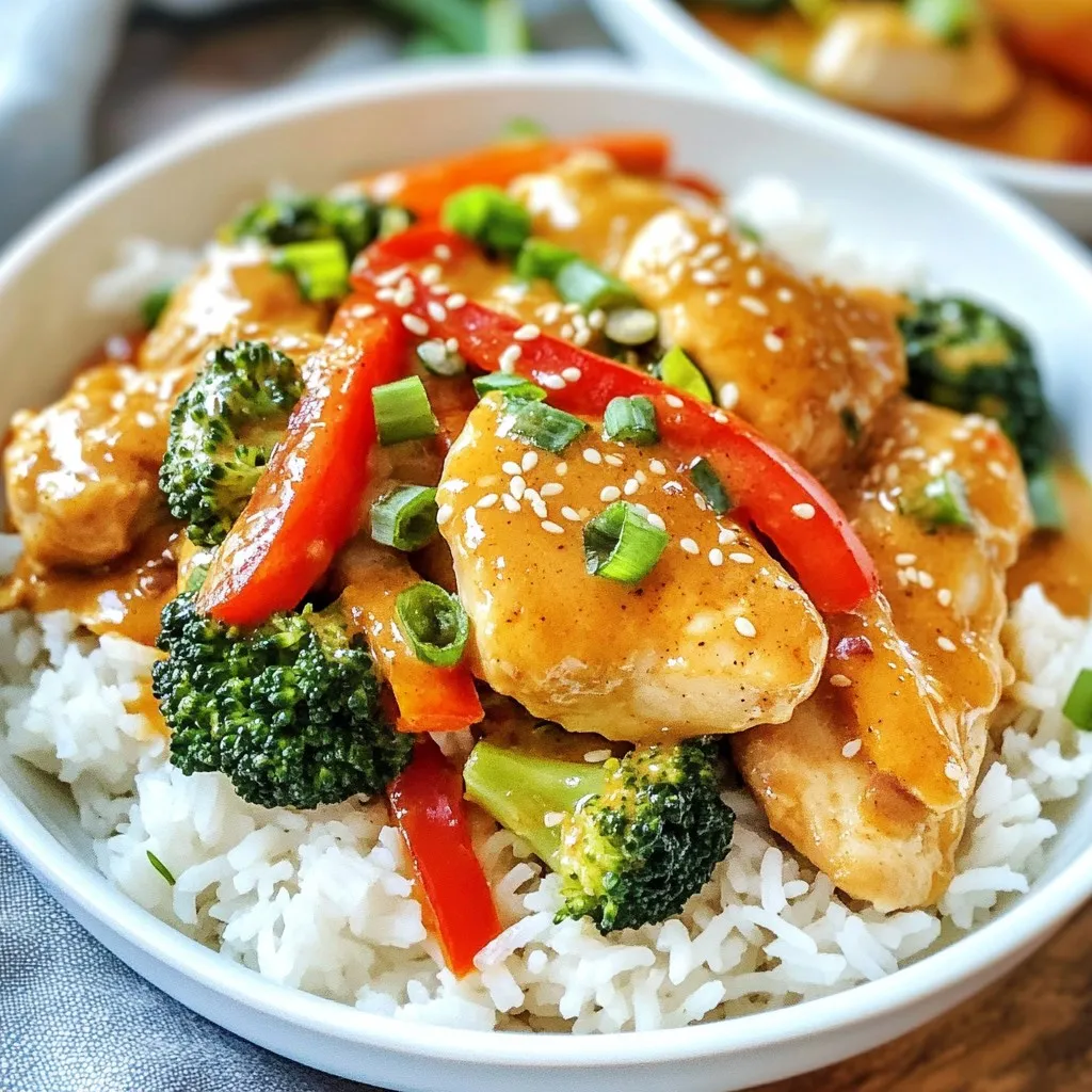 Thai Peanut Chicken Flavorful and Easy Weeknight Meal