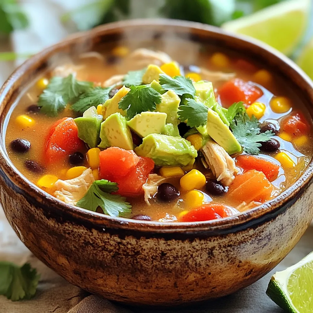 Slow Cooker Chicken Fajita Soup Tasty and Filling Meal