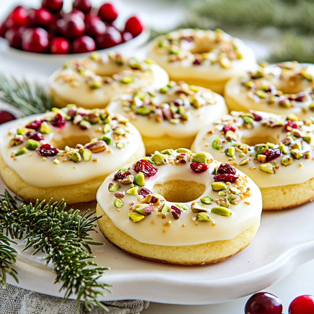 Pistachio Cranberry Wreath Cookies Festive and Delicious