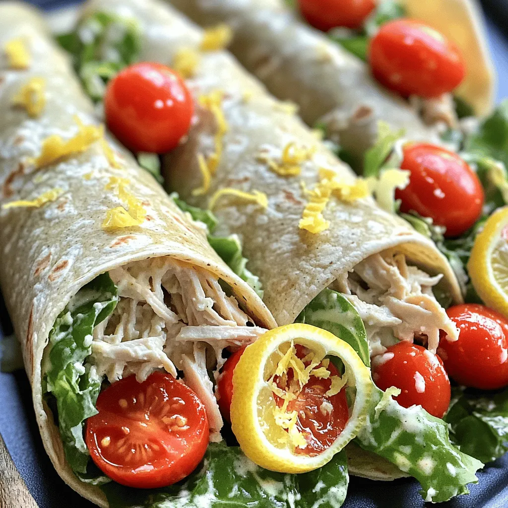 Chicken Caesar Wraps Easy and Tasty Meal Prep Tips
