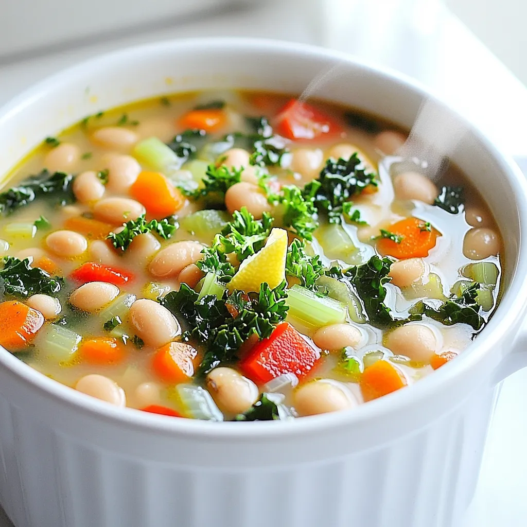 Cozy One-Pot Tuscan White Bean Soup Easy Recipe