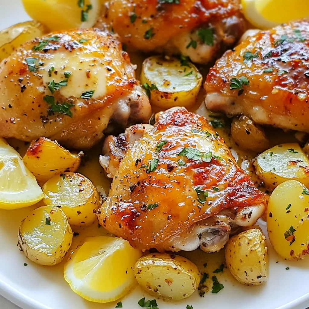 Garlic Butter Chicken &#038; Potatoes Flavorful Dinner Idea