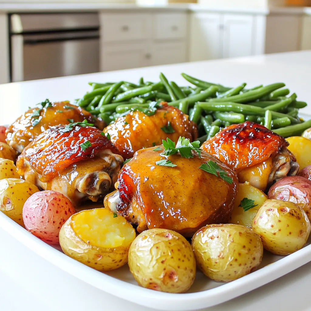 Sheet Pan Maple Dijon Chicken Simple Weeknight Meal