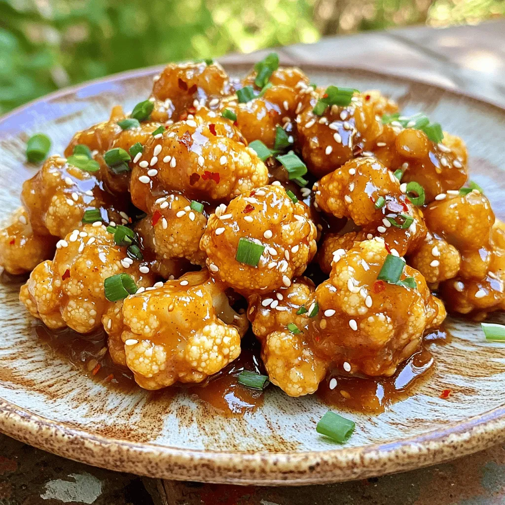 General Tso’s Cauliflower Flavorful and Easy Recipe