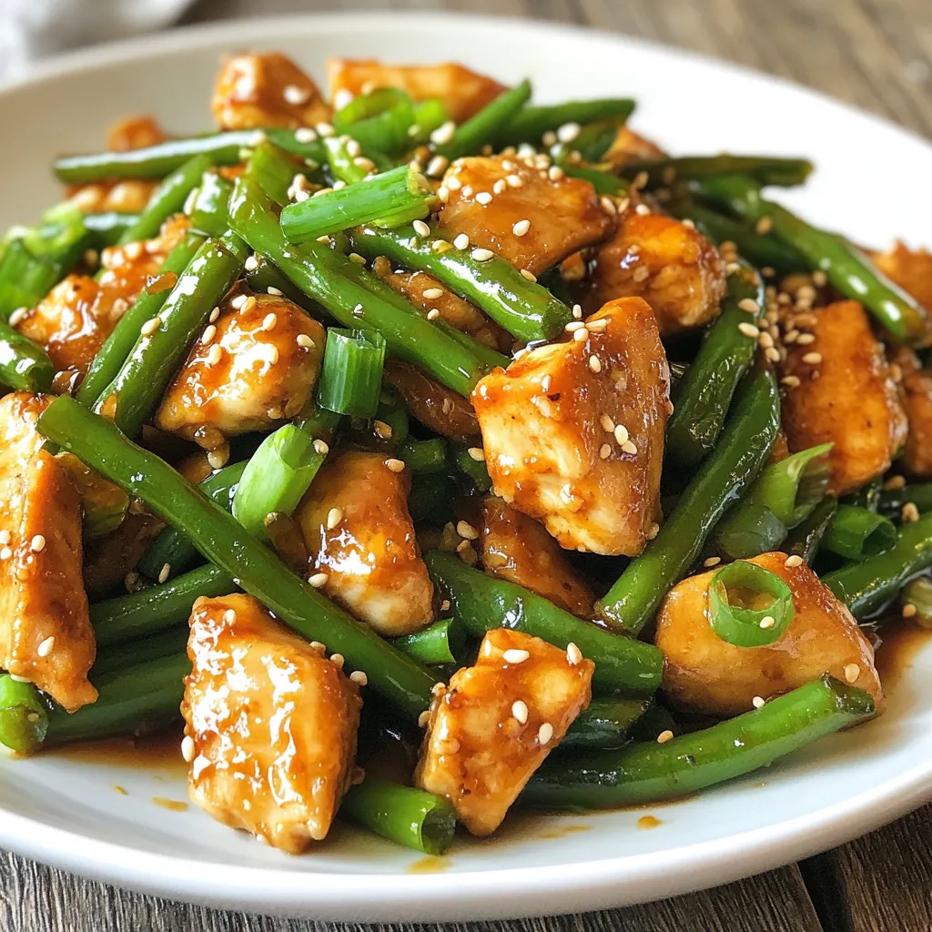 Quick Chicken and Green Beans Delightful Recipe Guide