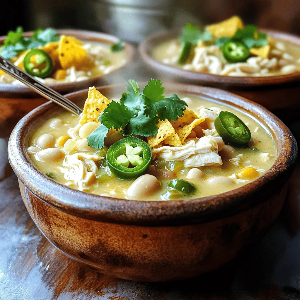 Creamy White Chicken Chili Tasty and Hearty Meal