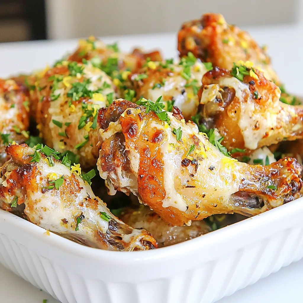 Garlic Parmesan Wings Air Fryer Crispy Delight