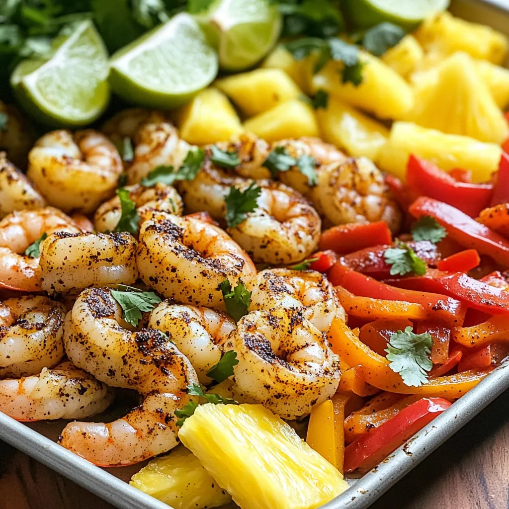 Blackened Shrimp Pineapple Sheet Pan Bowls Delight