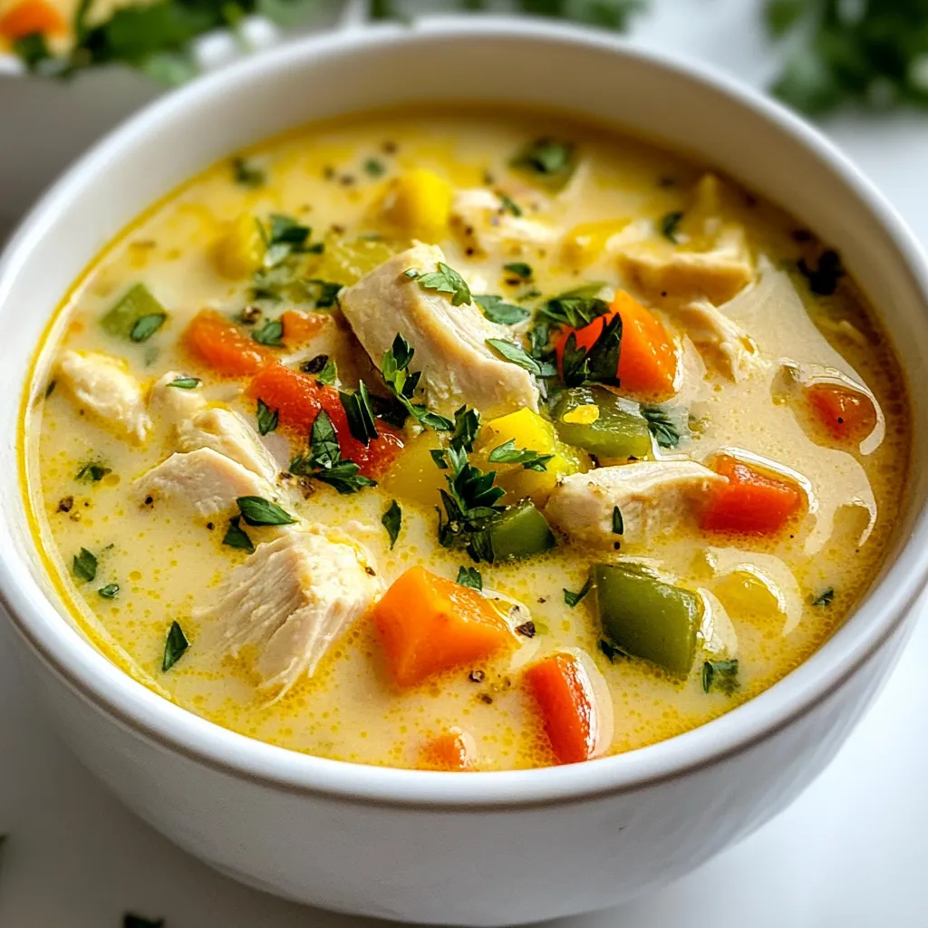 Creamy Cajun Chicken Soup Flavorful Comfort Dish