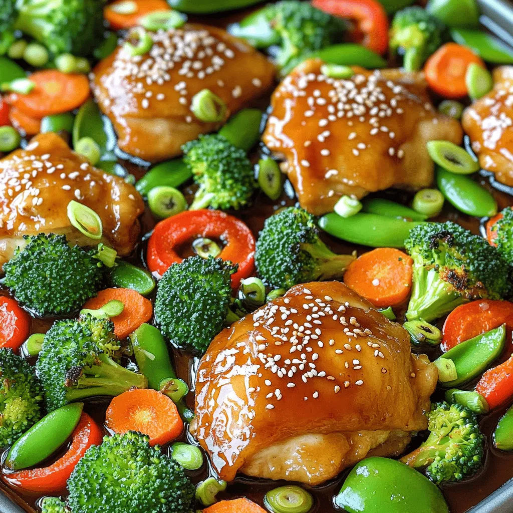 Sheet-Pan Teriyaki Chicken and Veggies Delightful Meal