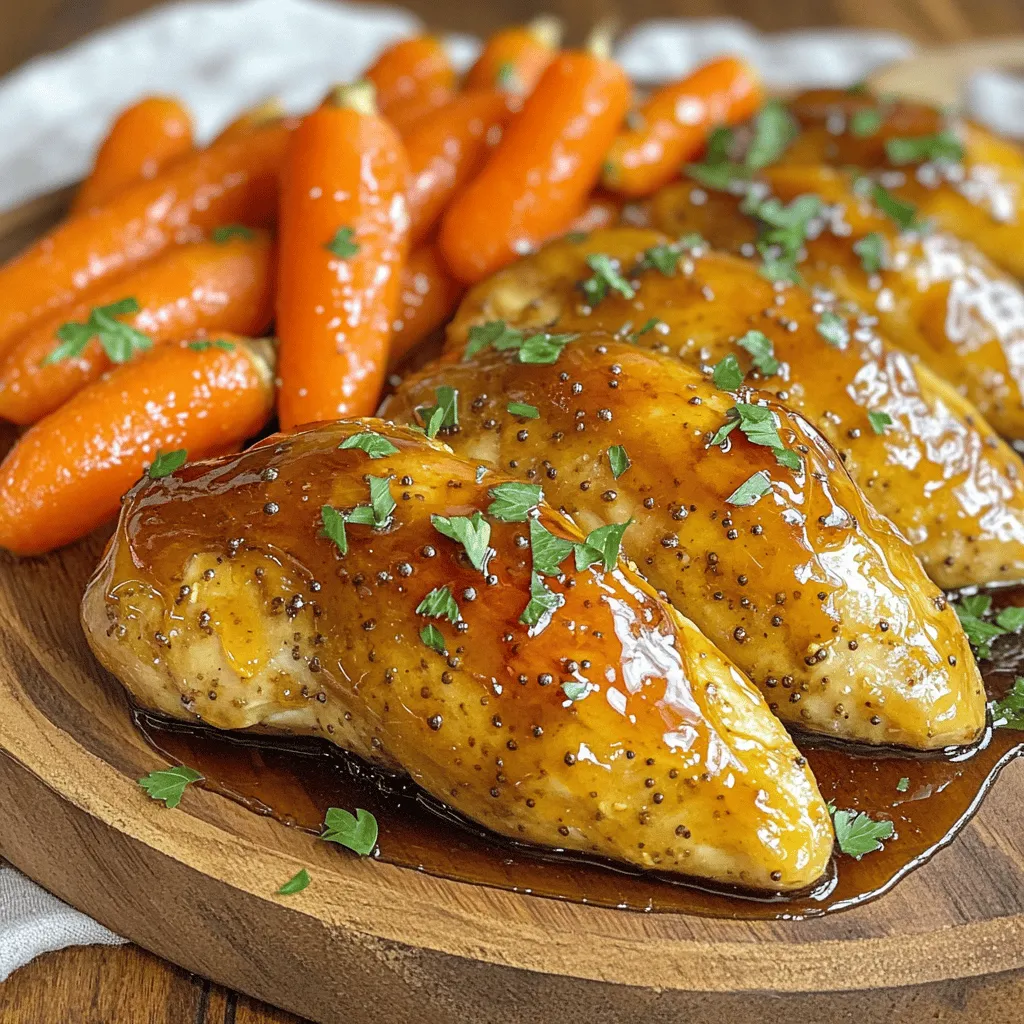 Maple Dijon Chicken with Carrots Flavorful Delight