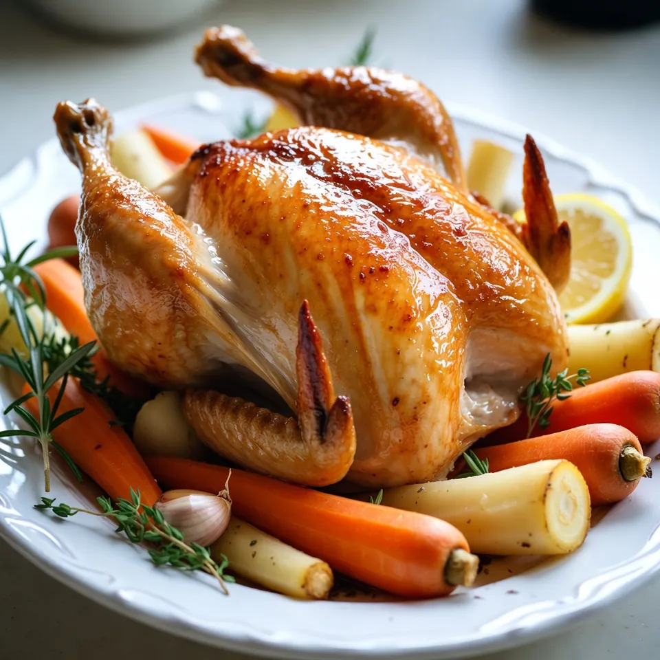 Garlic Herb Butter Roast Chicken Flavorful Dinner Delight